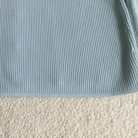 Vintage Van Heusen Cardigan Sweater Light Blue - Sz Medium - Picture 8 of 11